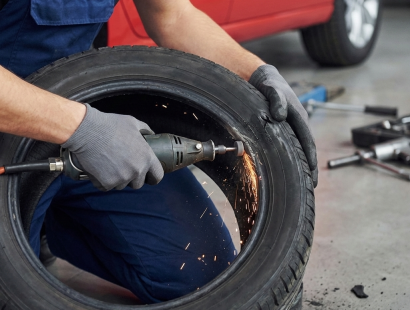 Flat tire repair and replacement - Dallas, TX