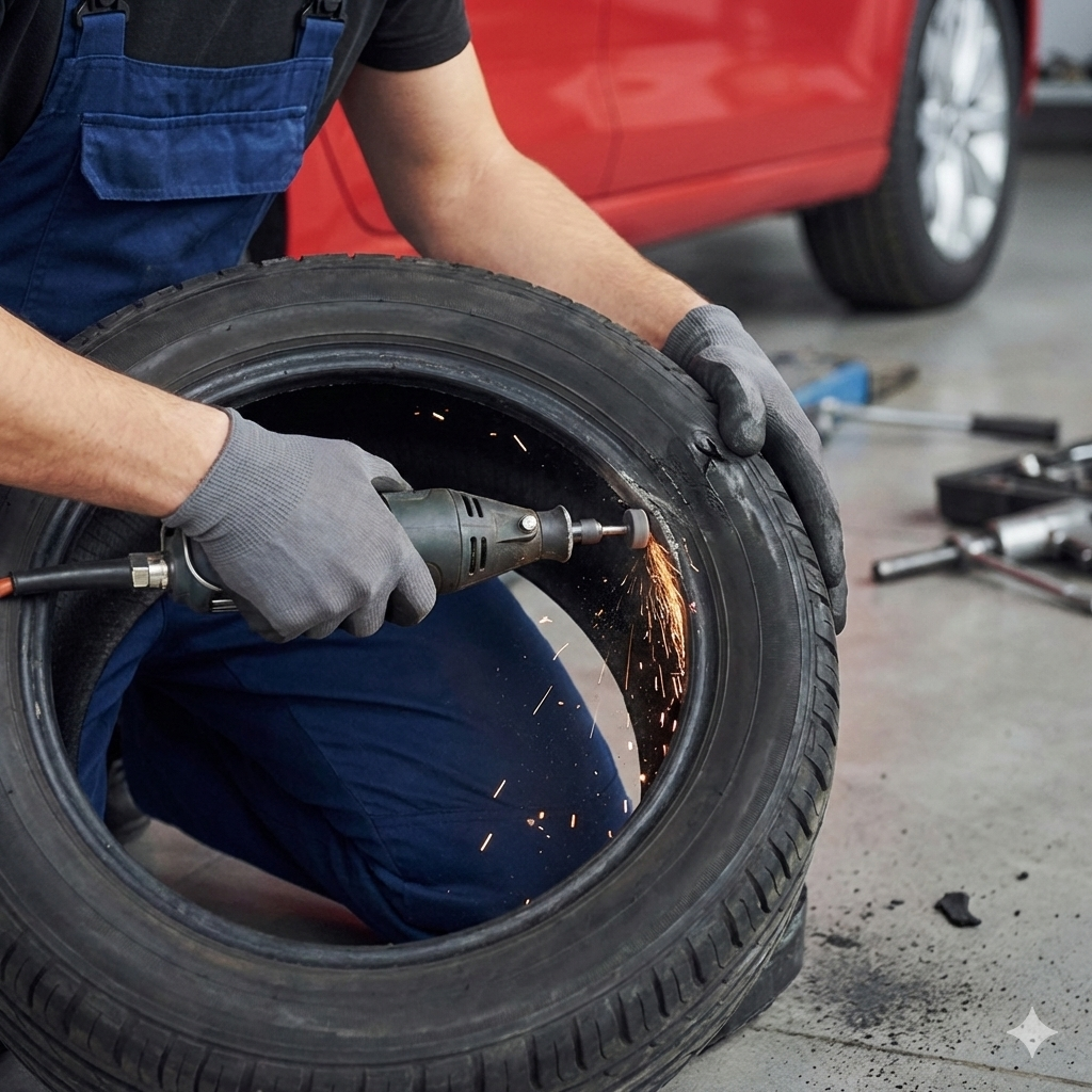 Flat tire repair and replacement - Dallas, TX