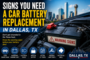 car battery replacement in Dallas