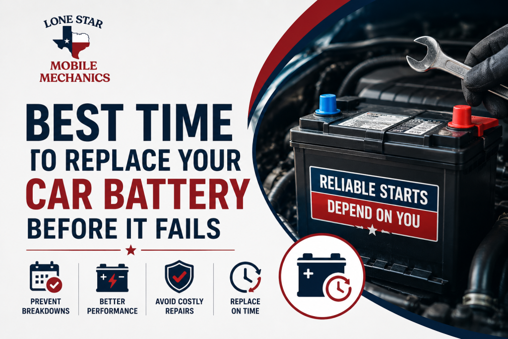 Car battery replacement service
