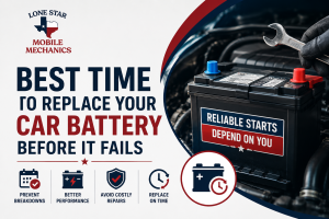 Car battery replacement service