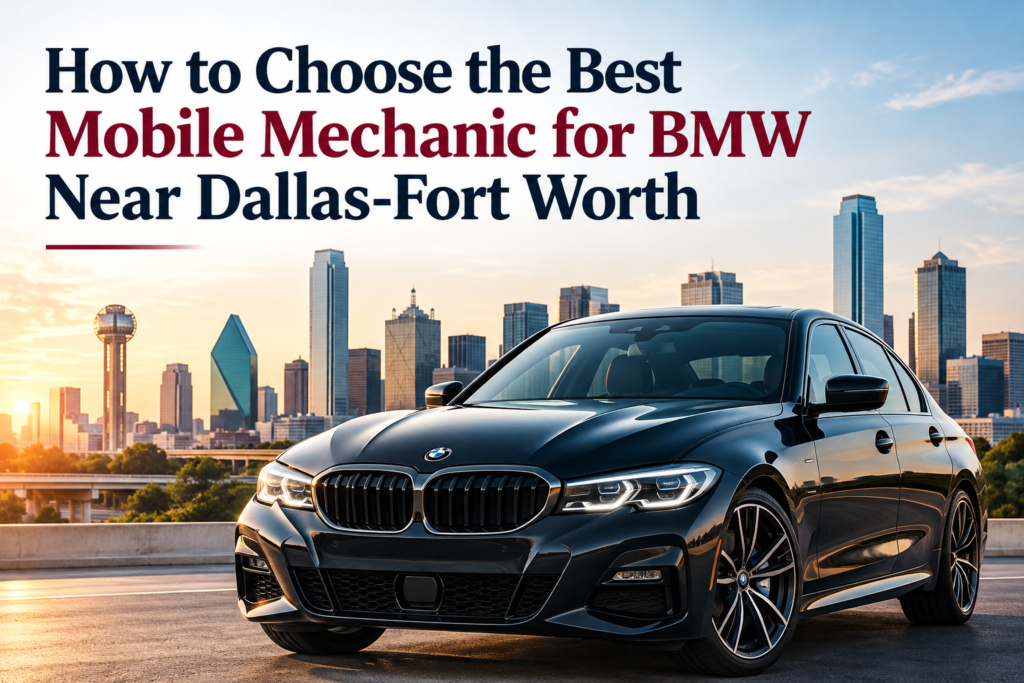 Best Mobile Mechanic for BMW Near Dallas-Fort Worth